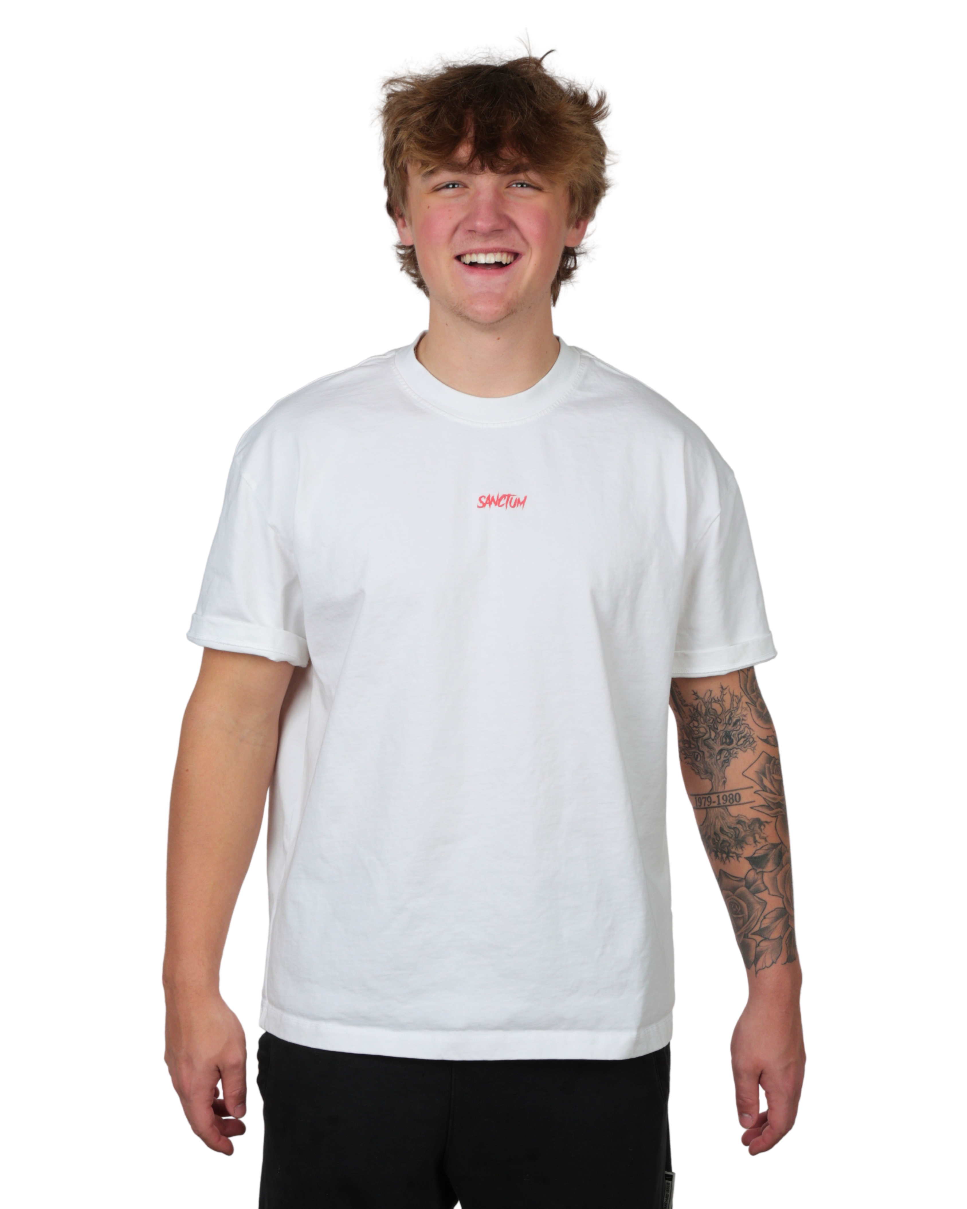 "Do Not Be Afraid" Heavyweight 100% Cotton T-Shirt (White)