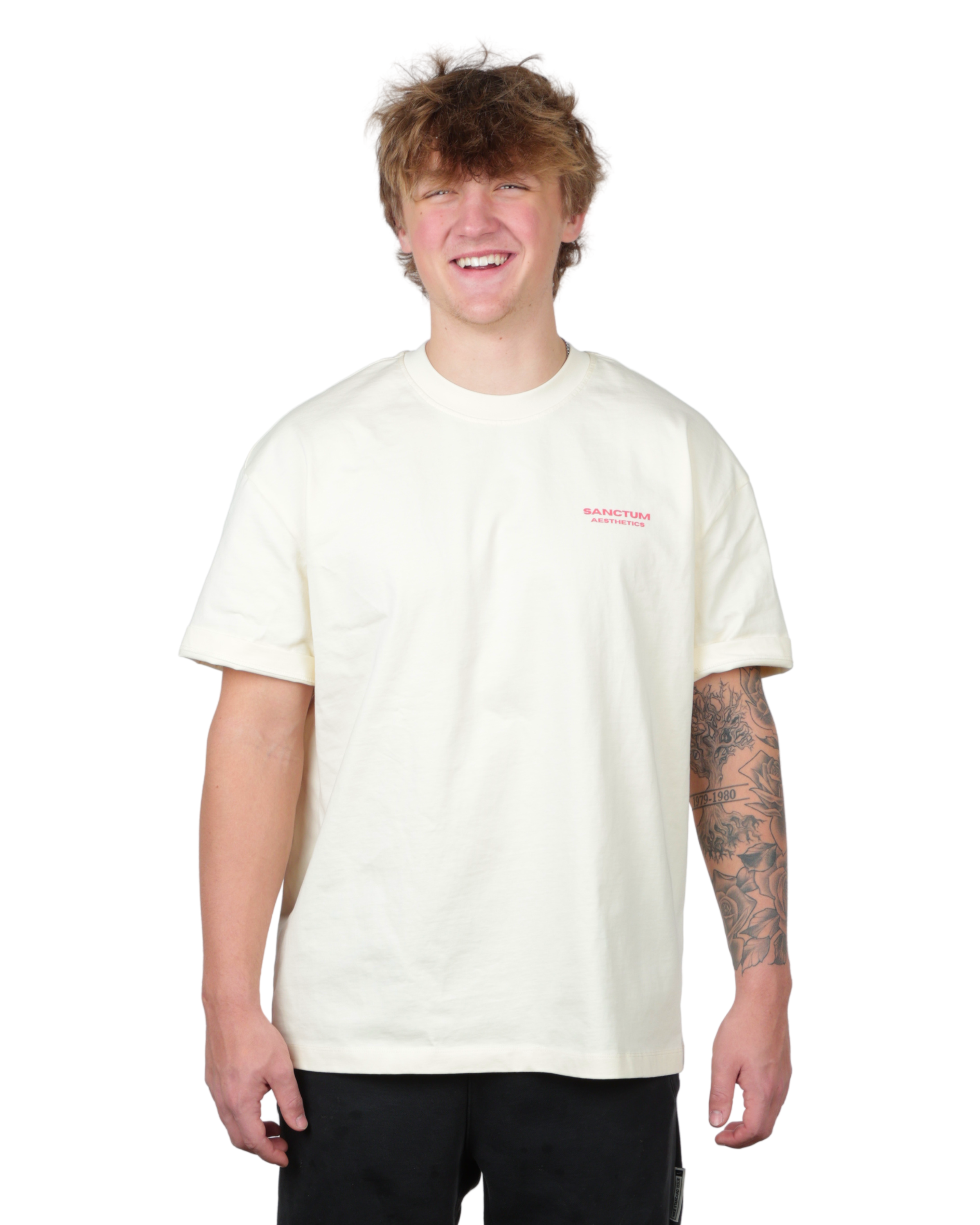 "Faith Above Fear" 100% Cotton Shirt with Rose Detailing