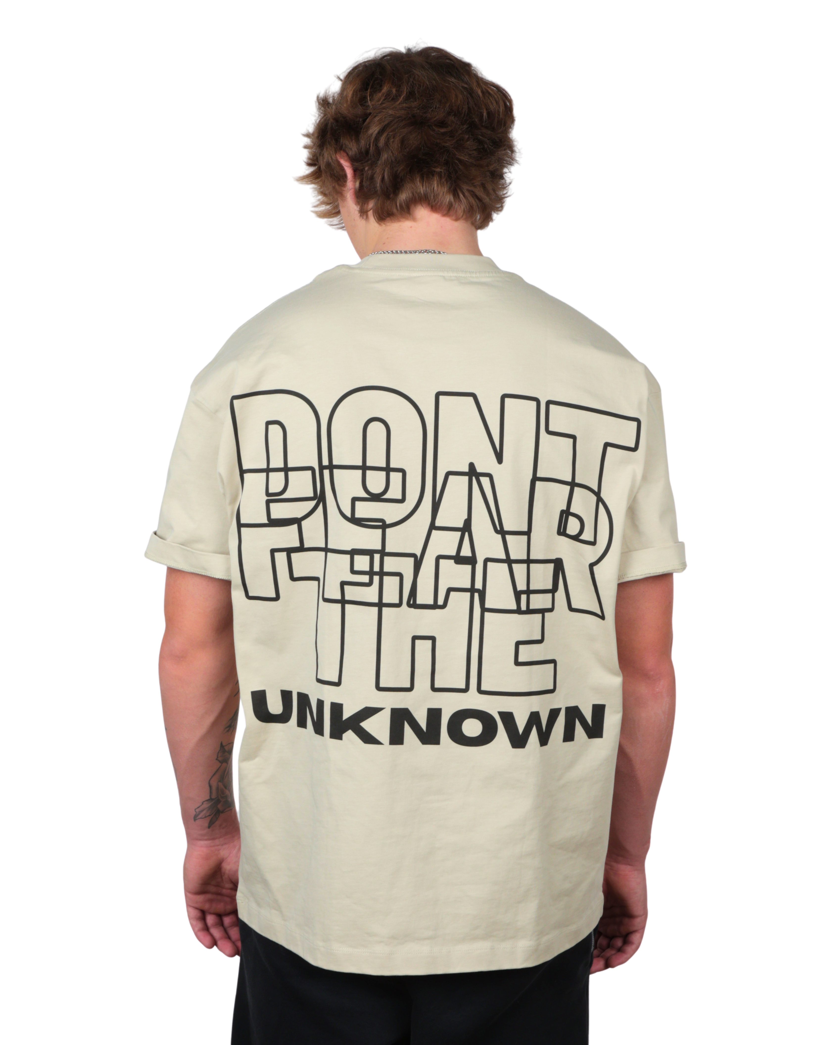 "DONT FEAR THE UNKNOWN" Oversized T-shirt